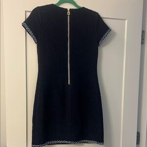 Sail to Sable Navy Dress with Blue Accents